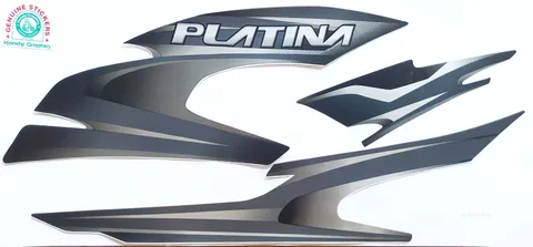 Bajaj Platina 100 New (Silver) — PLATINA sticker Sri Lanka